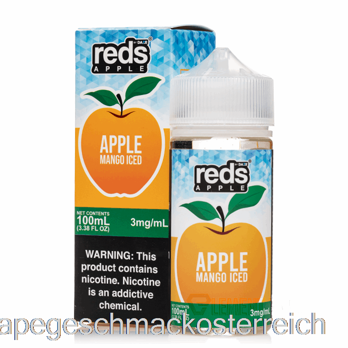 Iced Mango – Red's Apple E-Liquid – 7 Daze – 100 Ml, 6 Mg Vape-Geschmack